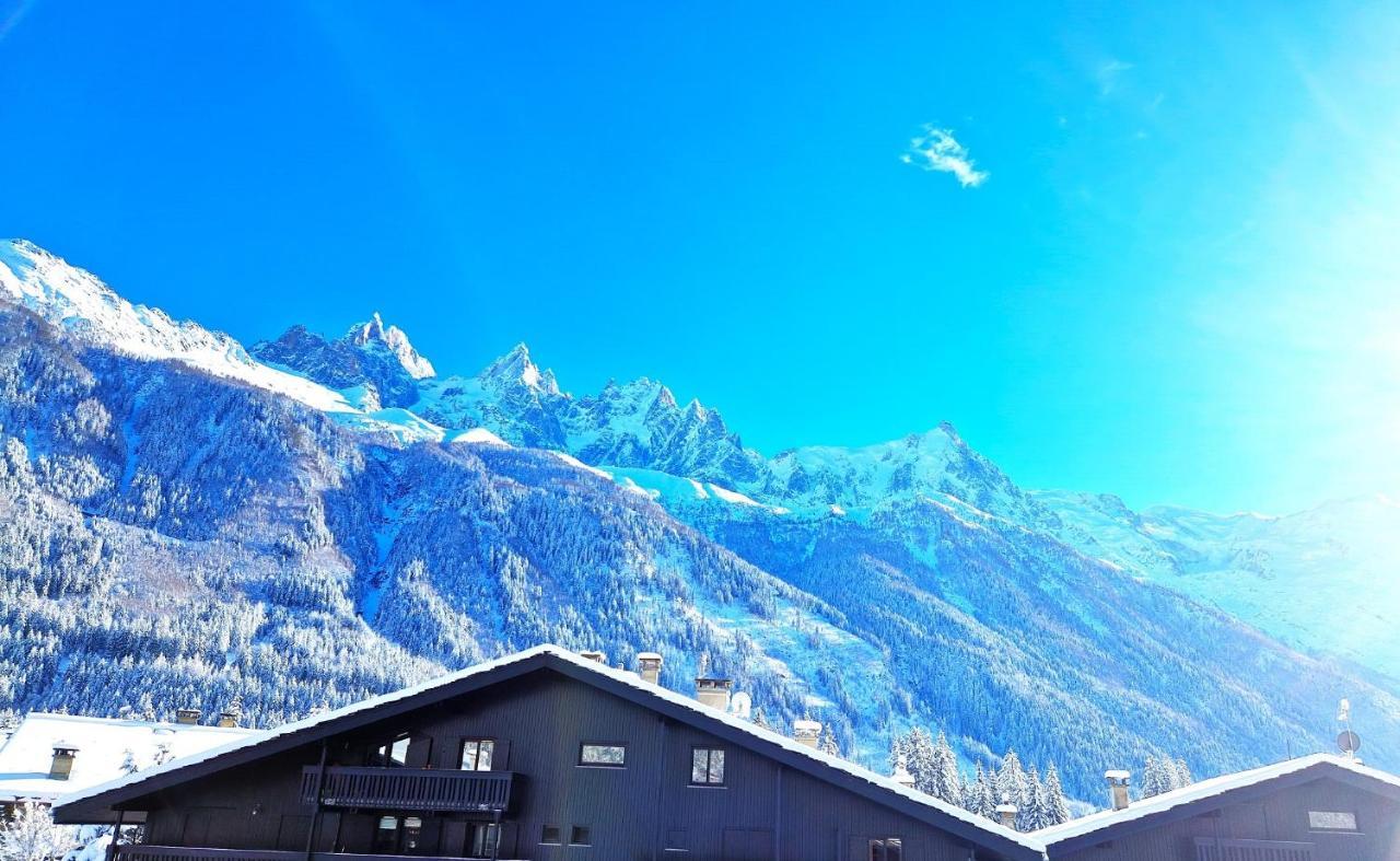 Chamonix Superbe Appartement Vue Mont Blanc Exteriér fotografie