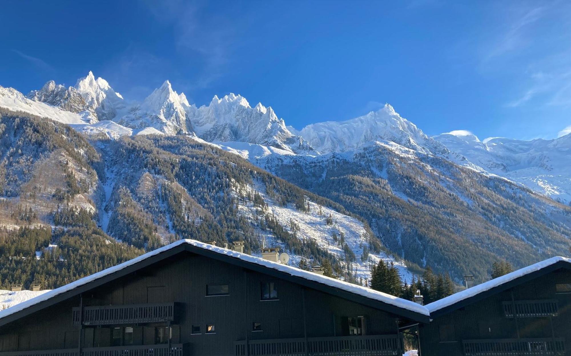 Chamonix Superbe Appartement Vue Mont Blanc Exteriér fotografie